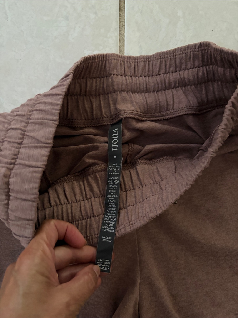 Vuori Mauve-Brown Athletic Lounge Shorts - Picture 2 of 4